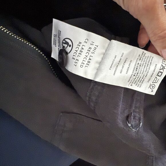 Outerknown S.E.A.  Suit Button Front Jumpsuit Small Storm Black Womens - Picture 11 of 11